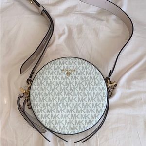 Michael Kors Pink Delancey Canteen Crossbody Bag